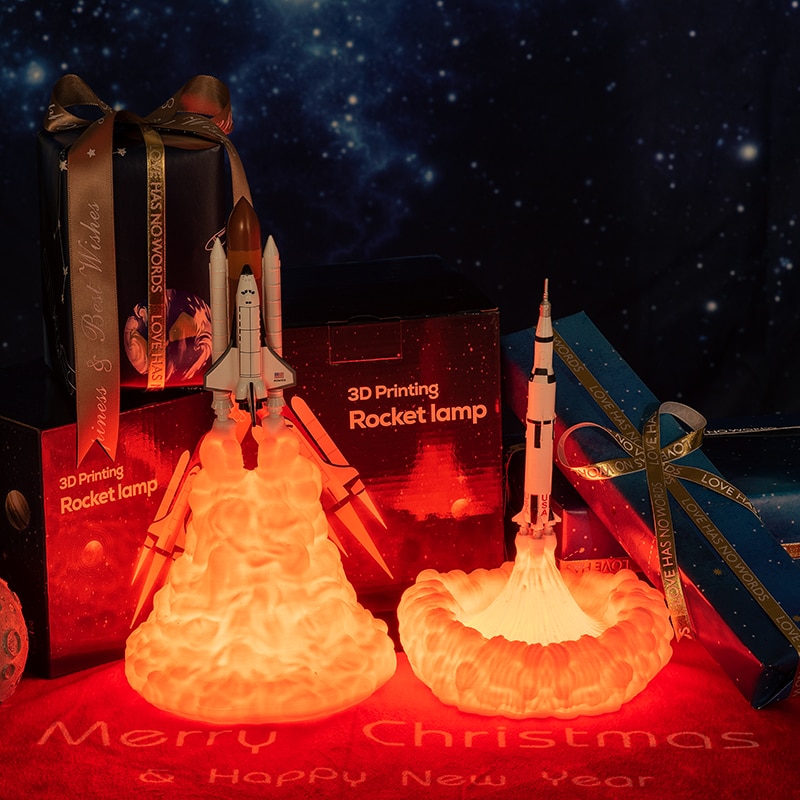 3D PRINTING ROCKET TABLE LAMP