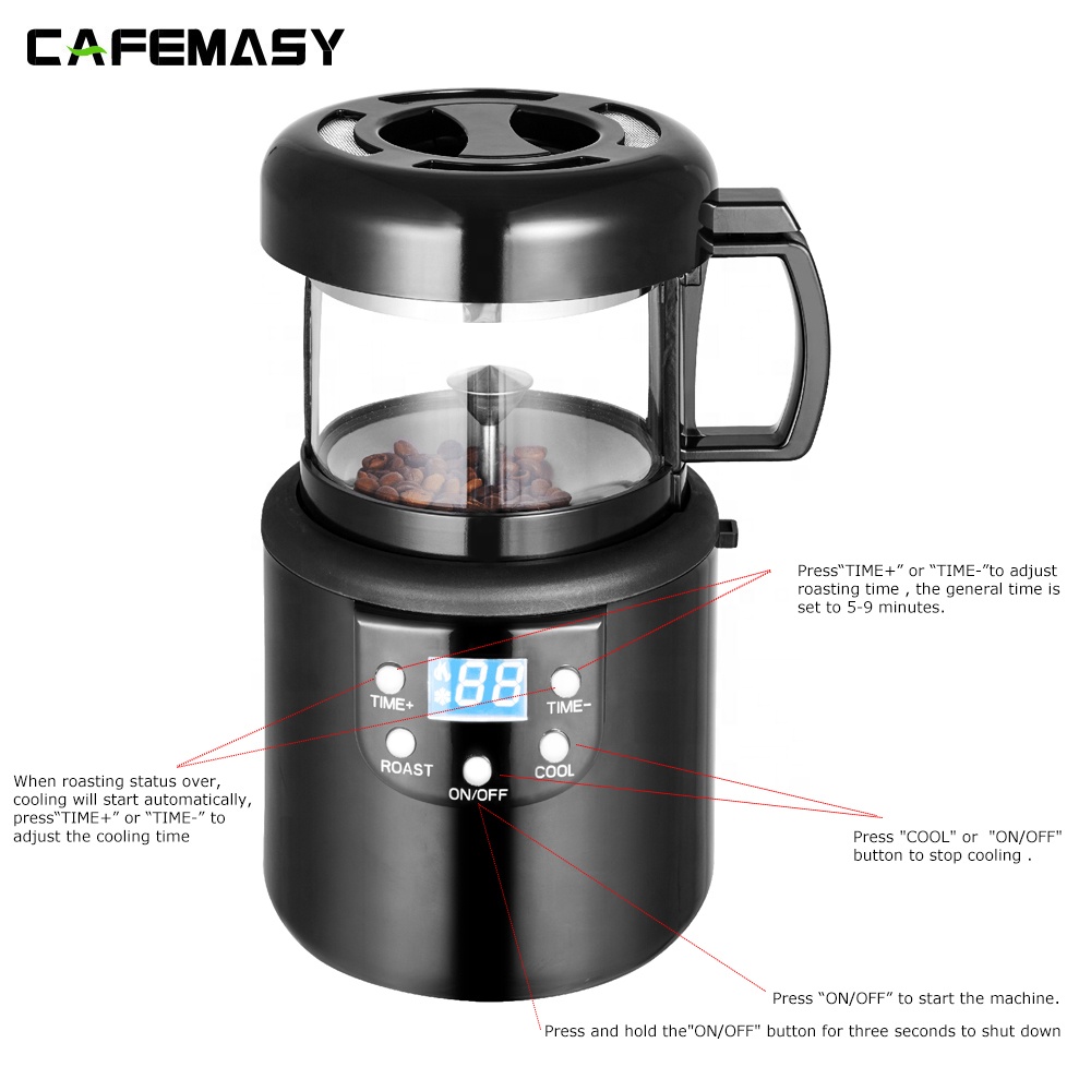 Cafemasy Air Coffee Roaster Machine CCR05