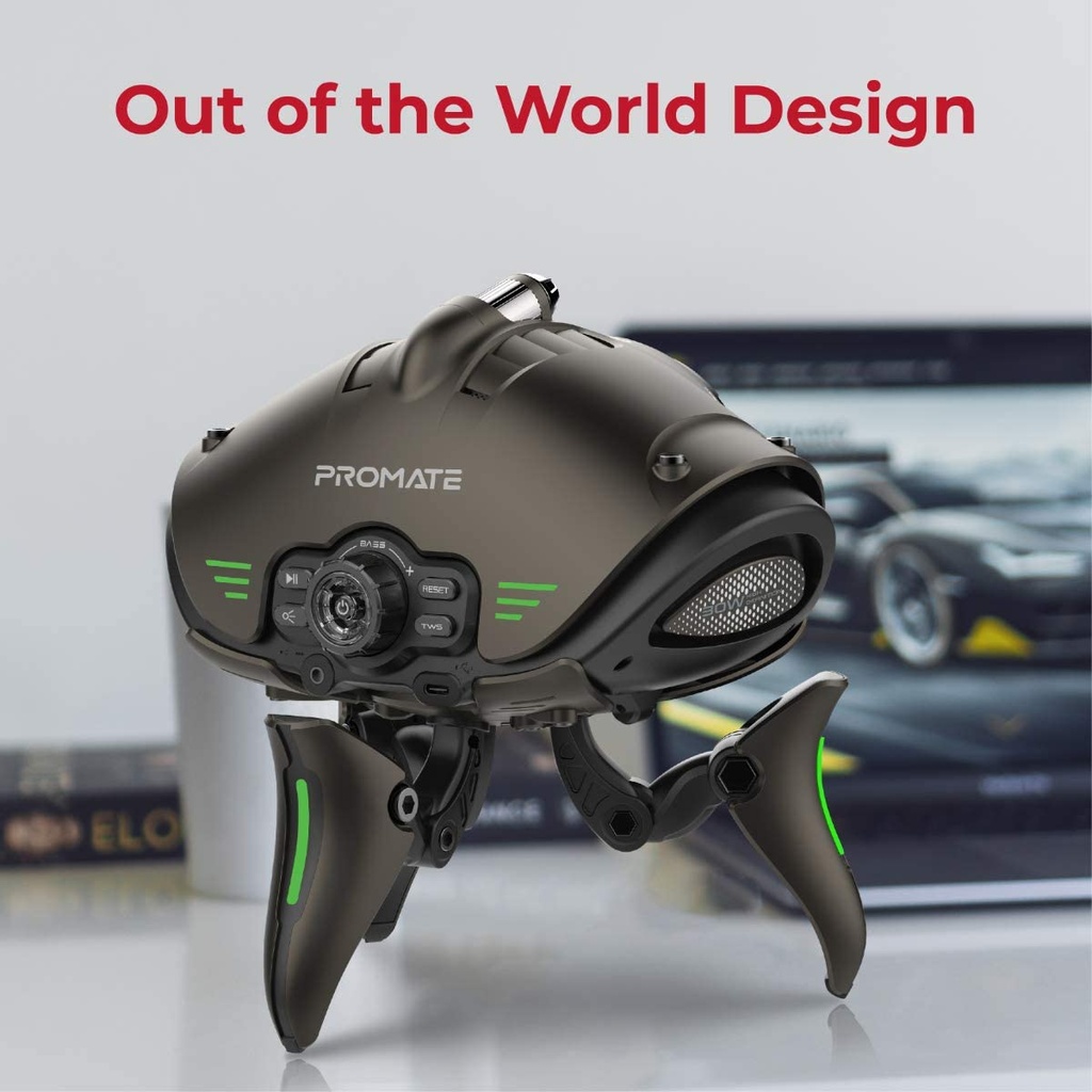 Promate Sci-Fi 30W High Definition TWS Speaker - Invader