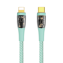 WIWU 20W INTELLIGENT TRANSPARENT TYPE-C TO IOS FAST CHARGING & DATA CABLE | TM01 |
