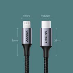 UGREEN | US304 | TYPE-C TO IOS FAST CHARGING & DATA CABLE