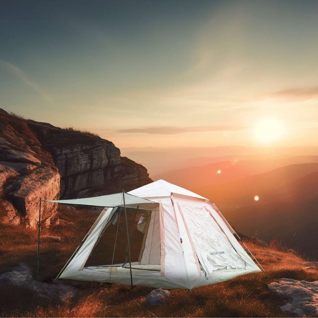 Green Lion GT-6 Camping Tent - Biege | GNTNTGT6BG |