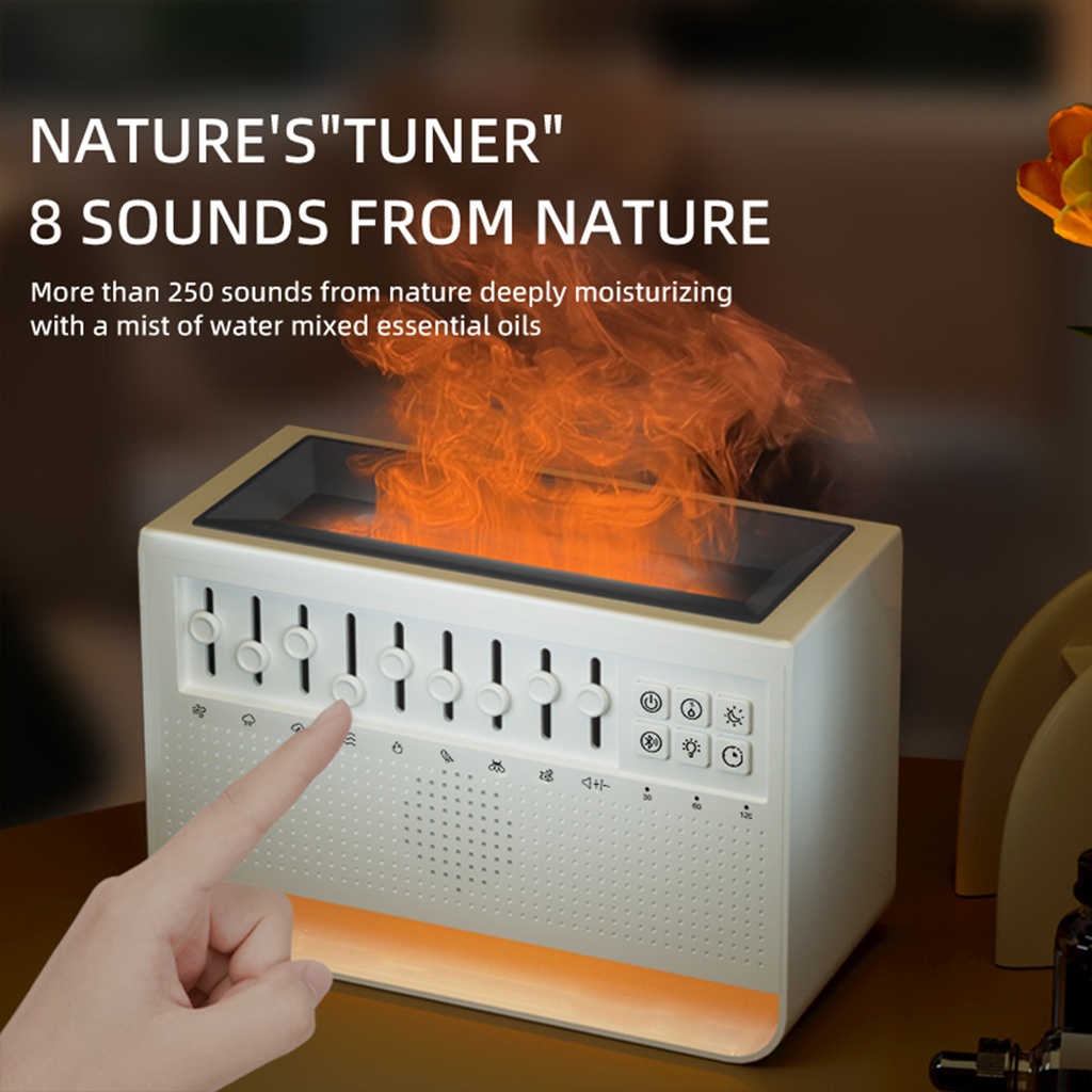 7MD Nature Sound & Flame Diffuser Wireless Speaker | C221 |