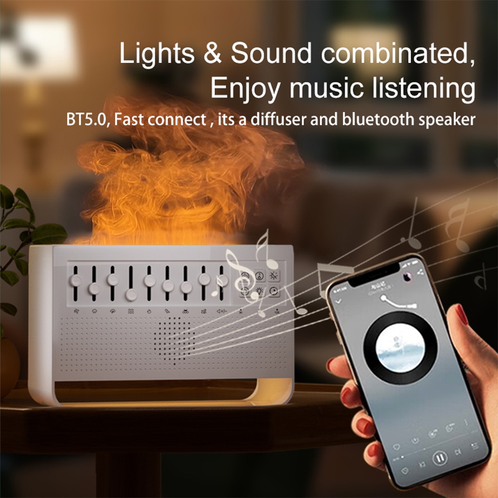 7MD Nature Sound & Flame Diffuser Wireless Speaker | C221 |