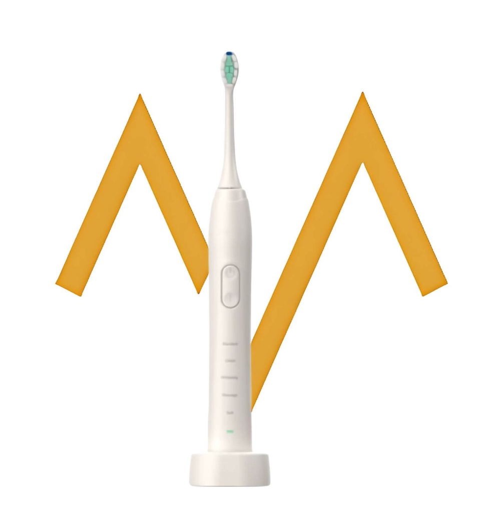 Replacement Toothbrush Head For 7MD Electric Toothbrush - White/Grey