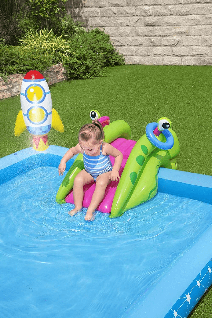 Bestway Little Astronaut Inflatable Family Swimming Pool 2.28 m 7' 6" (228x206x84Cm) With 1 Air Pump Inflator | 53126 |