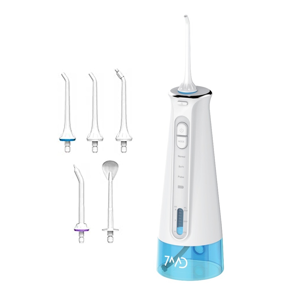 7MD 2 in 1 Package Includes Portable Oral Irrigator & Water Flosser + Automatic Mouthwash Dispenser