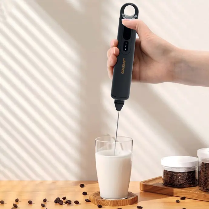 LePresso  High-Speed Motor 3-in-1 Quick Frothing Milk Forther With Interchangable Whisks |LPCFFM0014|