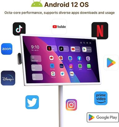 Taktik 32Inch Portable Smart Screen 1080p Rotatable Monitor with Incell Touch Screen