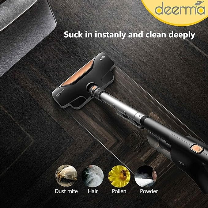 Deerma 2-in-1 Handheld Vacuum Cleaner 800ml Large Capacity Dust Bin 15kPa Suction Force Pinhole Stainless Steel Filter 4 Layer HEPA Filtration Multifunctional Upright Vacuum Cleaner 600W |DX600|