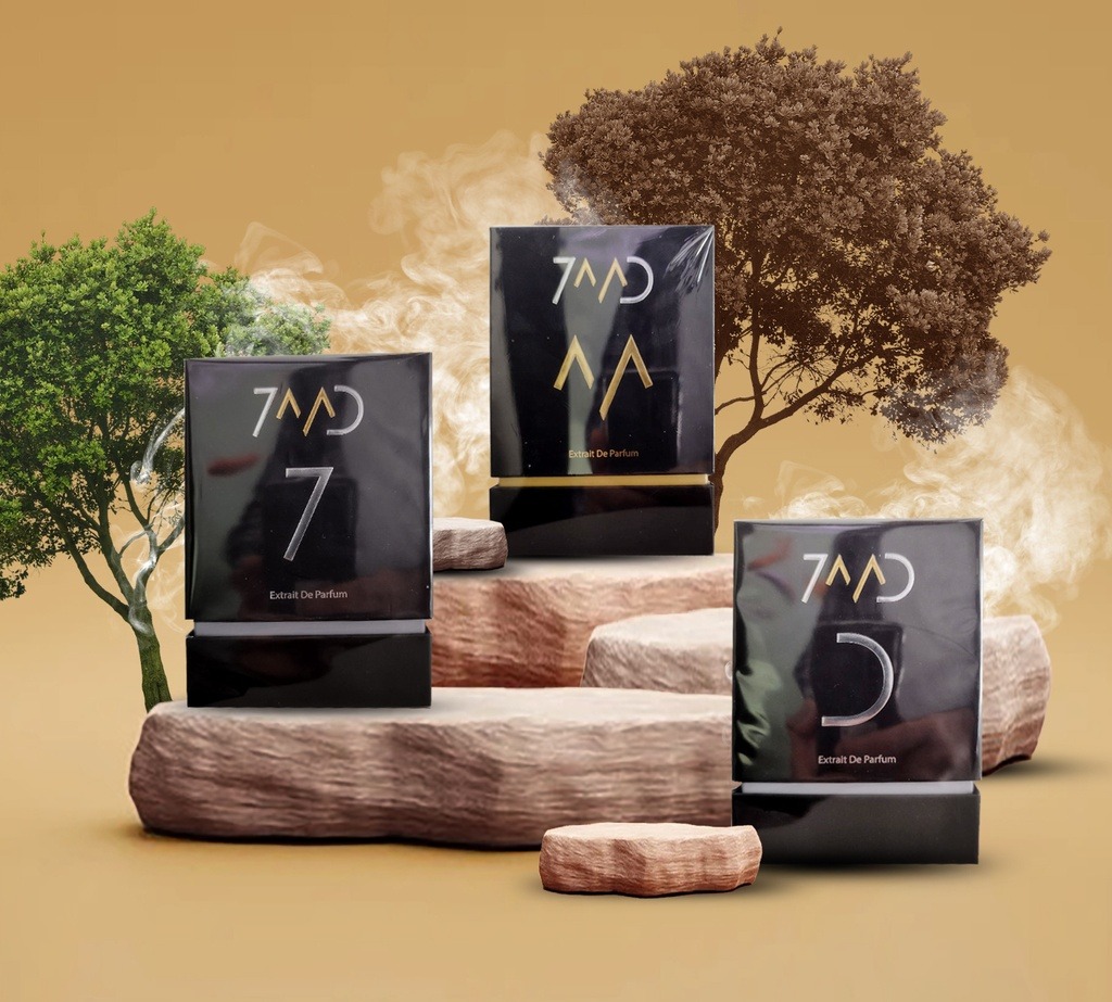 7MD Package Contains 1 x 7MD LAVA Perfume and 1 x 7MD 3 Fragrance Perfumes