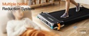 Renoy 2-in-1 Under Desk Treadmill – Foot Massage Function, 2.5HP Motor, Folding Walking Pad, LED Display, Remote Control | 520A-A |