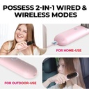 TYMO PORTA PRO Cordless Hair Straightener – Fast Charging, Lightweight, Ionic Flat Iron | HC122P |