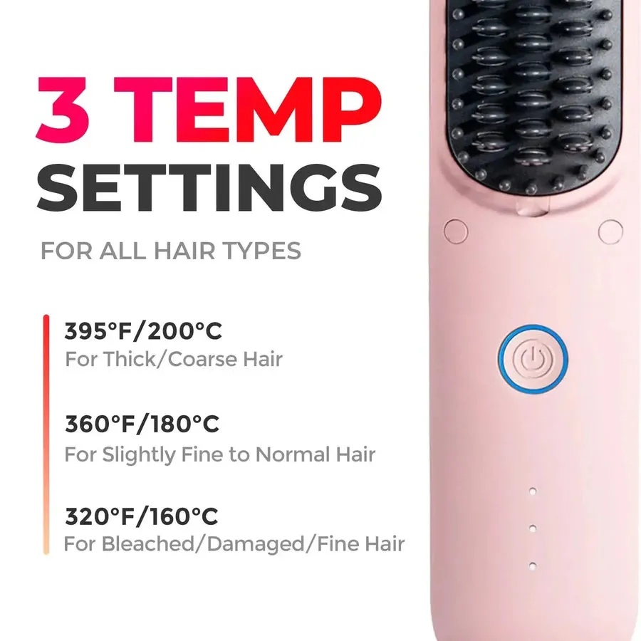 TYMO PORTA PRO Cordless Hair Straightener – Fast Charging, Lightweight, Ionic Flat Iron | HC122P |