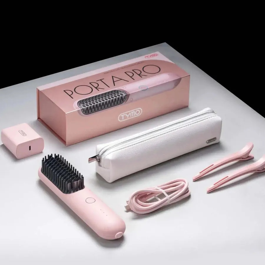 TYMO PORTA PRO Cordless Hair Straightener – Fast Charging, Lightweight, Ionic Flat Iron | HC122P |