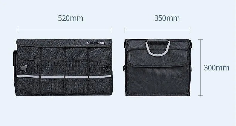 UGREEN Multi-Functional Trunk Organizer – 55L Foldable Car Boot Storage Bag with Handles, Durable Oxford Fabric, Collapsible Design for Easy Carry & Storage | 80710 - LP256 |