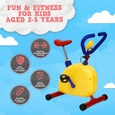 Kids Indoor Exercise Bike – Adjustable Seat, Colorful Stationary Fitness Cycle for Ages 2–5 | KB02 |