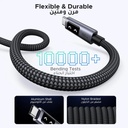 UGREEN UNO 100W USB-C to USB-C Fast Charging Cable (1m) – PD Power Delivery, 480Mbps Data Sync, Braided Design, E-Marker Chip | L509 \ 35501 |