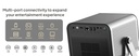 Byintek Smart WiFi DLP Projector with 2200 ANSI Brightness, Full HD 1080P, Google TV 11.0, PTZ Stand and Dual Wireless Microphones for Karaoke & Home Cinema With One Year Free SUB | UFO R90 Max |