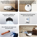 Xiaomi Robot Vacuum 5 – 20,000Pa Strong Suction, LDS Navigation, Anti-Tangle Brush, All-in-One Dock, Smart App & Voice Control | OV31GL |