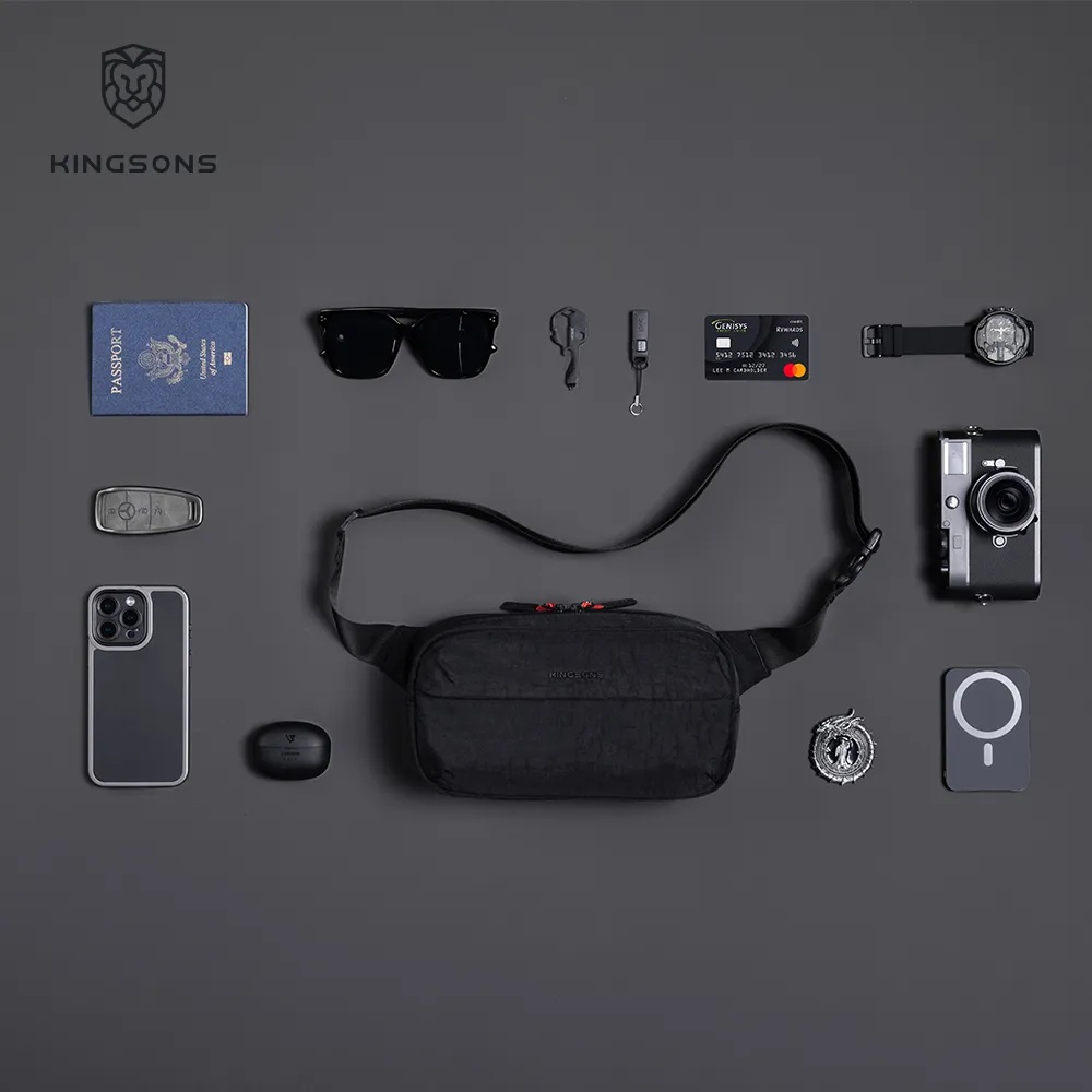 Kingsons Designer Waterproof Sling Bag – Crossbody Bag for Daily Essentials | KS25056 |