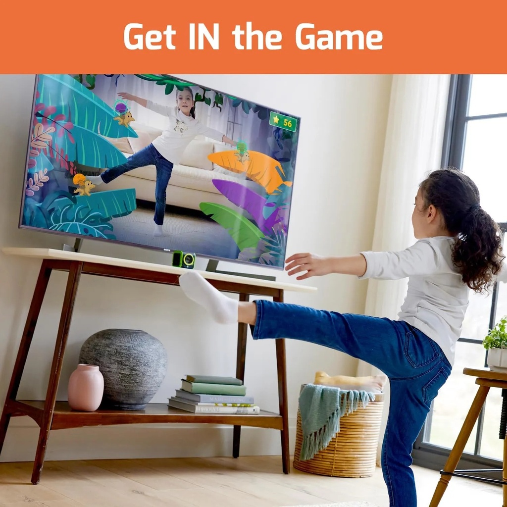 LeapFrog LeapMove Active Learning Video Game System – Motion-Control Educational Games for Kids (Ages 4–7)