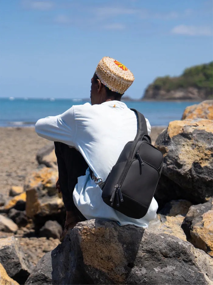 Ghaith & Qalby Etmaan Adventure Bag – Water-Resistant Crossbody Travel Bag with Multi Pockets