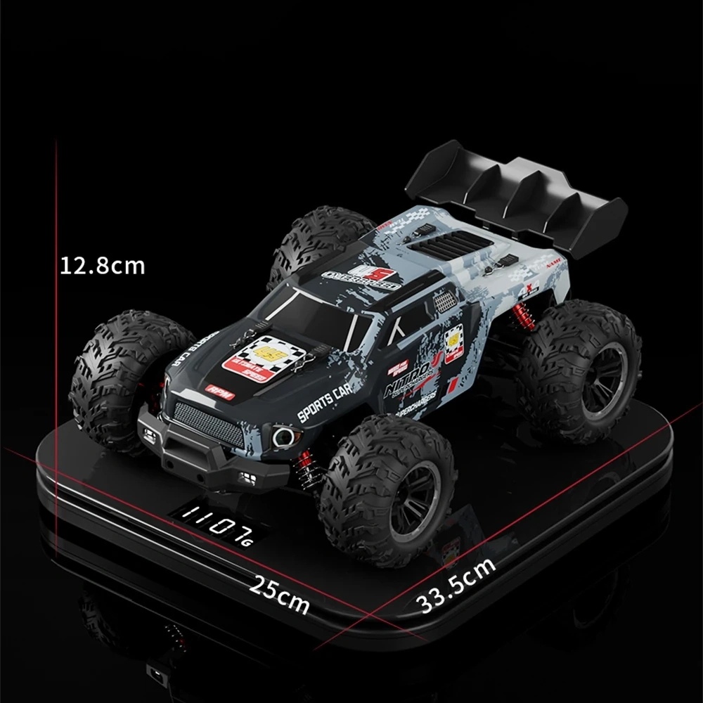 Wild Storm Brushless RC Car 1/16 Scale 4WD 50km/h Speed 1500mAh Battery 2.4GHz Remote Control All-Terrain Off-Road Racer - Metal Reinforced High-Speed Remote Control Car | HW8810 |