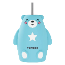 Porodo Totlo Kids' Electric Silicone Toothbrush 450mAh Battery IPX7 Waterproof Sonic Vibration USB Rechargeable - Soft U-Shaped Toothbrush for Gentle Kids' Oral Care | PDLFSTZ2U |