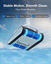 ECOVACS ULTRAMARINE P1 Cordless Pool Cleaner Robot 4800GPH Suction 180-Min Runtime SmartNavi App Control - Automatic Floor and Wall Pool Vacuum | SWB11 |
