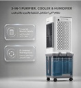 Green Lion GA30 Air Cooler 30L Water Tank 70W 4000m³/h Airflow Remote Control - Portable Air Cooler with Humidifier and Air Purifier | GNGA30AICOLGY |