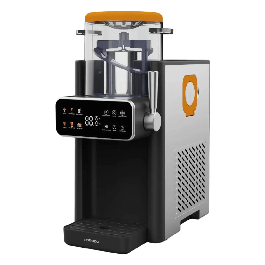 Porodo Lifestyle Frappé Ice Cream & Slushie Maker 1.2L 150W 7 Preset Modes Multi-Texture Control - Frozen Dessert & Drink Machine | PDLFST2506BKOG |