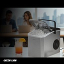 Green Lion Instant Ice Mate Ice Maker 1.3L Water Tank 10KG Daily Ice Production Self-Cleaning - Bullet Ice Machine with Touch Control | GNICEC7MKEGY |