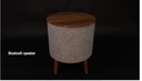 Round Table Speaker With Wireless Charger  - CUBE-UI