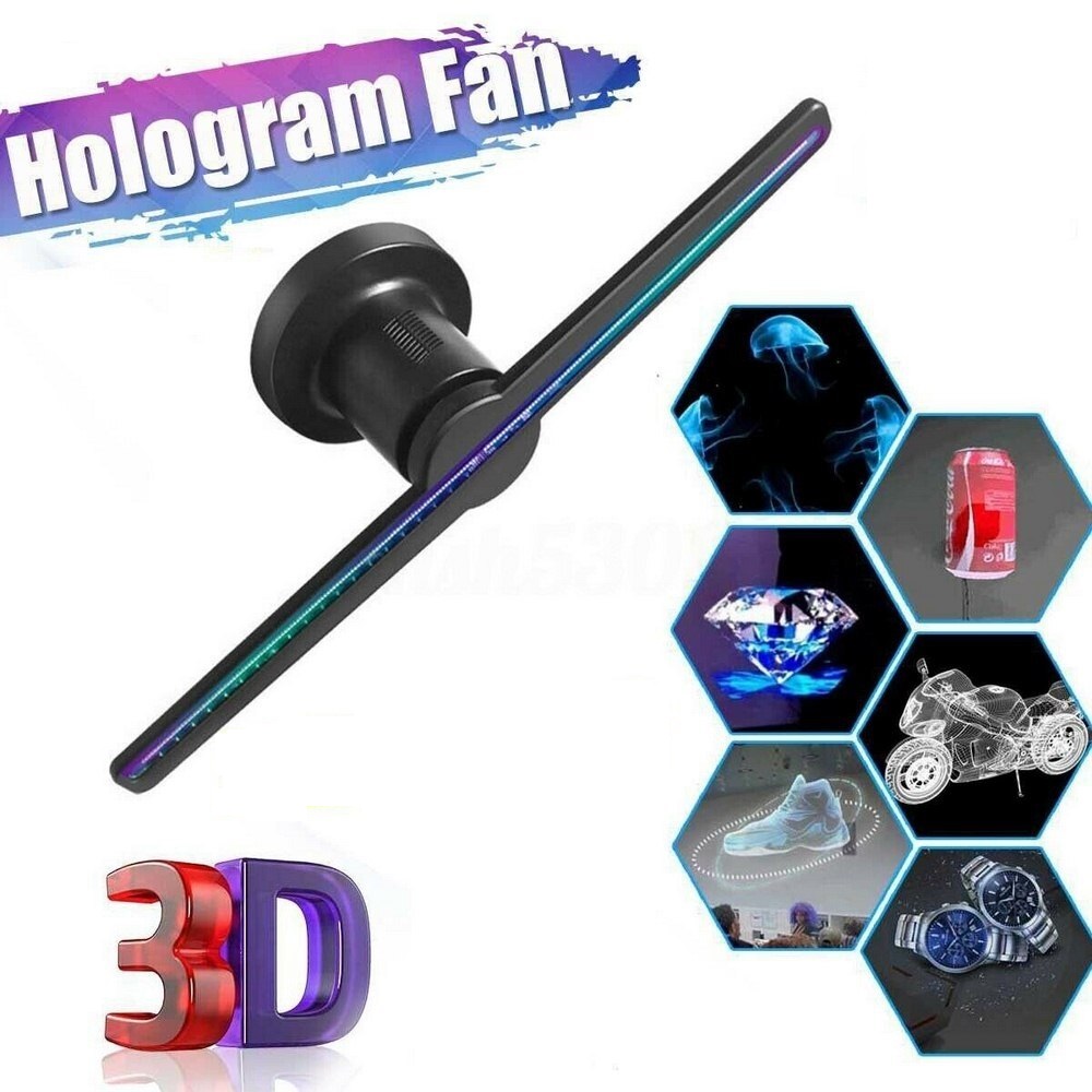 HOLOGRAPHIC ADVERTISING MACHINE adverting light Portable LED 3D Holographic Advertising Display  (RGB0805LED)