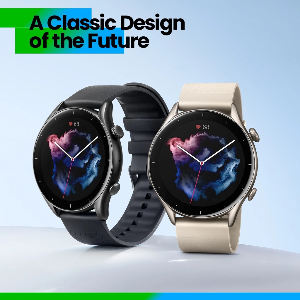 Xiaomi Amazfit | GTR 3 | With 21-day Battery Life & Easy 24 Body Function Monitoring & Powerful Zepp OS With Alexa Built-in  & 150+ Sport Modes | A1971 |