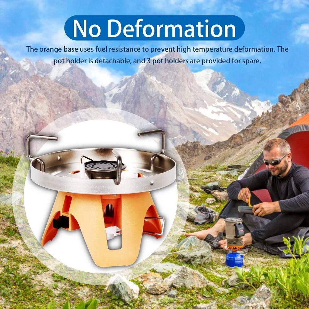 Mini Outdoor Burner Canister Furnace Camping Gas Stove for Hunting Backpacking 1000W