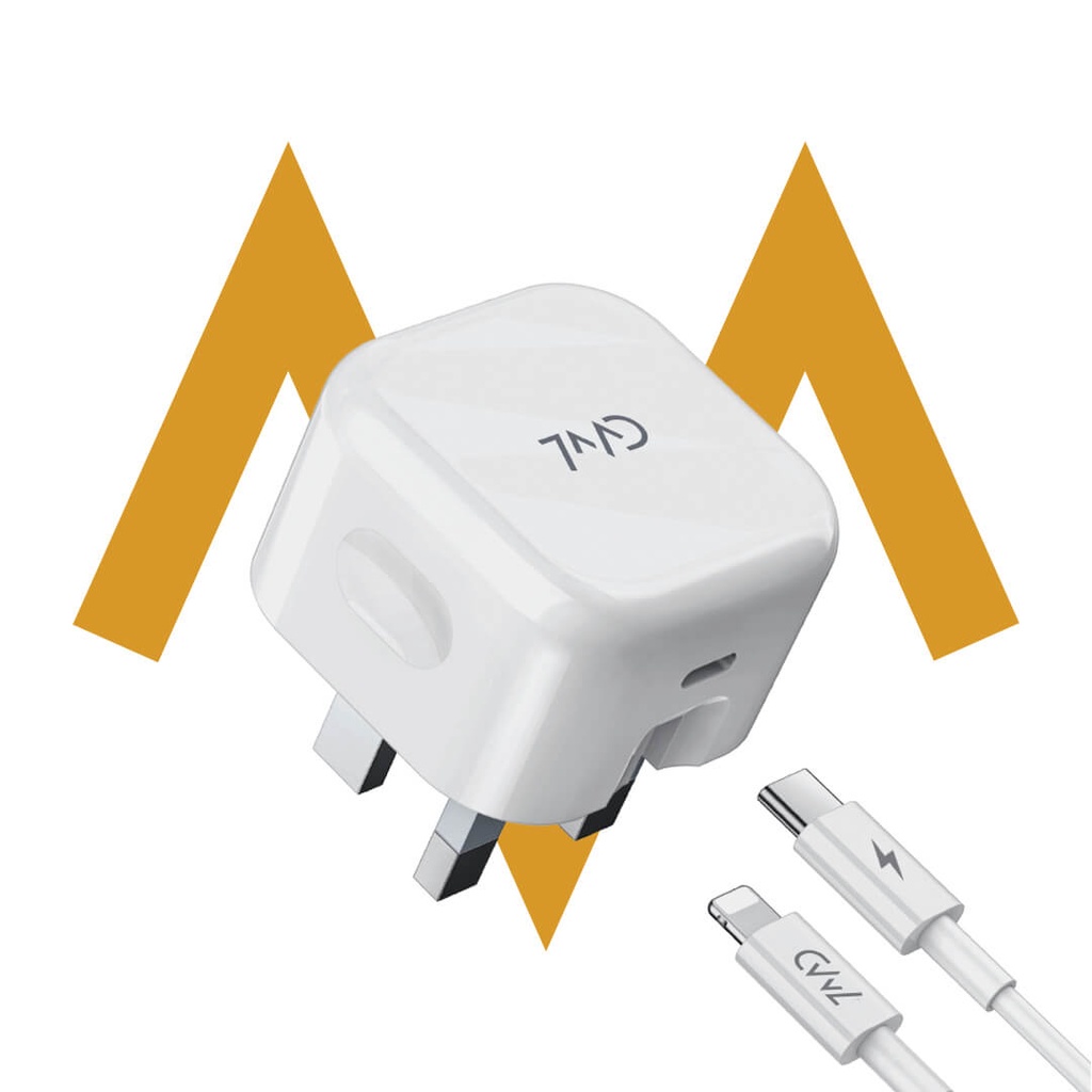 | الرحال | شاحن للسفر مع كابل USB من 7MD | الشحن السريع | حماية وأمان عالي| توافق واسع | مرن وقوي | مصنوعة من مواد ذات جودة عالية | ضمان سنتين | 7MD-03UCL |