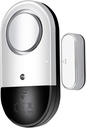 Door & Window Magnetic Sensor Security Alarm | 125 dB Loud Alarm | For Home & Office | Easy & Wireless Instlattion | Modern & Sleek Design | Batteries Included | Ultra-slim Design | Durable Construction | No Electricity Needed |