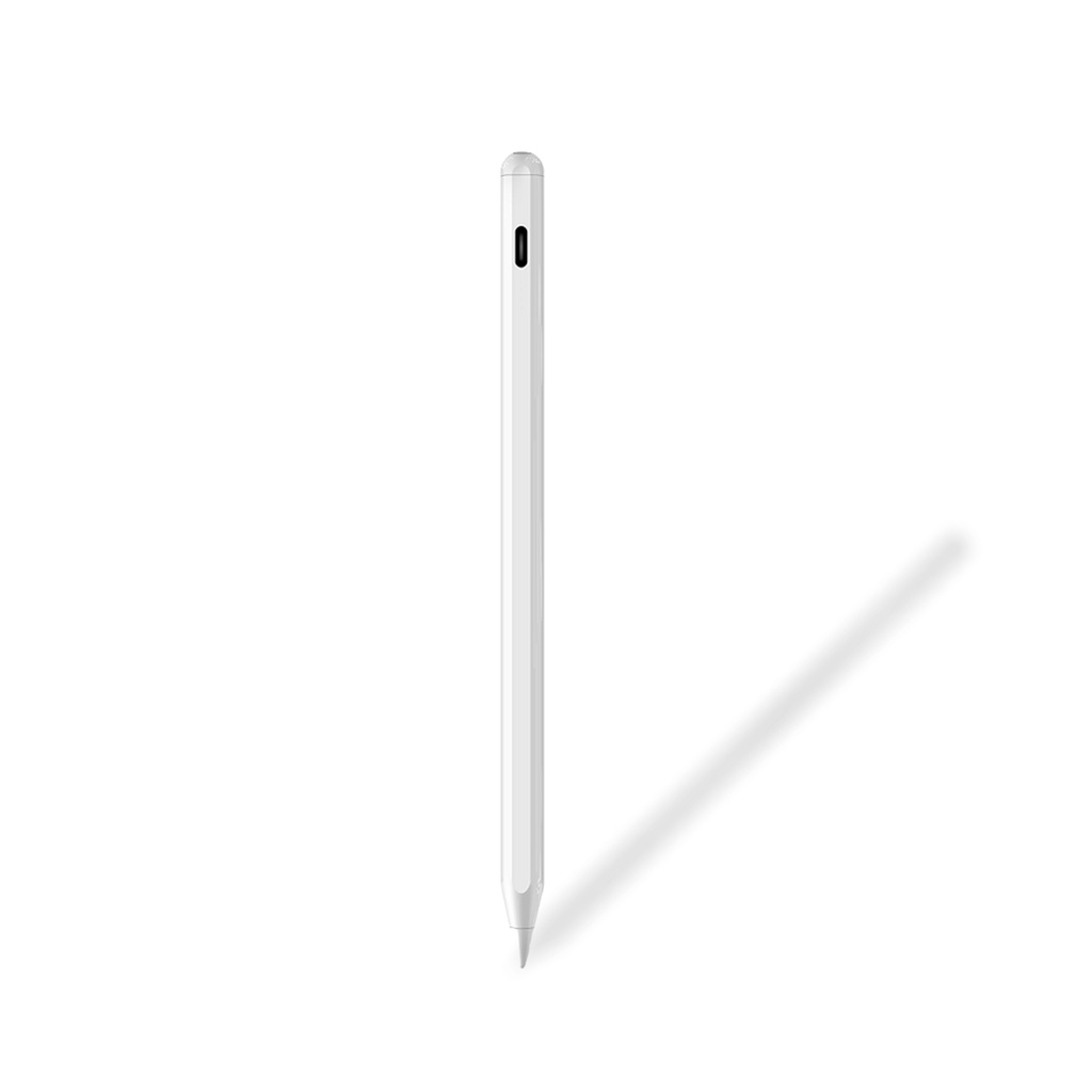 Powerology Pencil Pro | Type-C & Wireless Charging | Home/Tabs Buttons | Tilt Pressure | Palm Rejection | 11 Hours Working Time | 24 Months Warranty | PSMAPNWH |