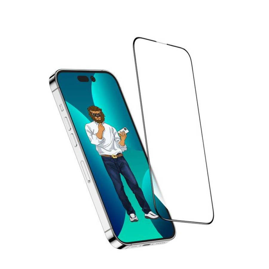 Green Lion 9H Steve Glass Strong Full Screen Protector For iPhone 14 Pro | GN9HSGL14P |