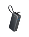 Anker Nano Power Bank 10,000mAh, Intelligent Display (30W, Built-In USB-C Cable) | A1259H11-BK / A1259H31-BL |