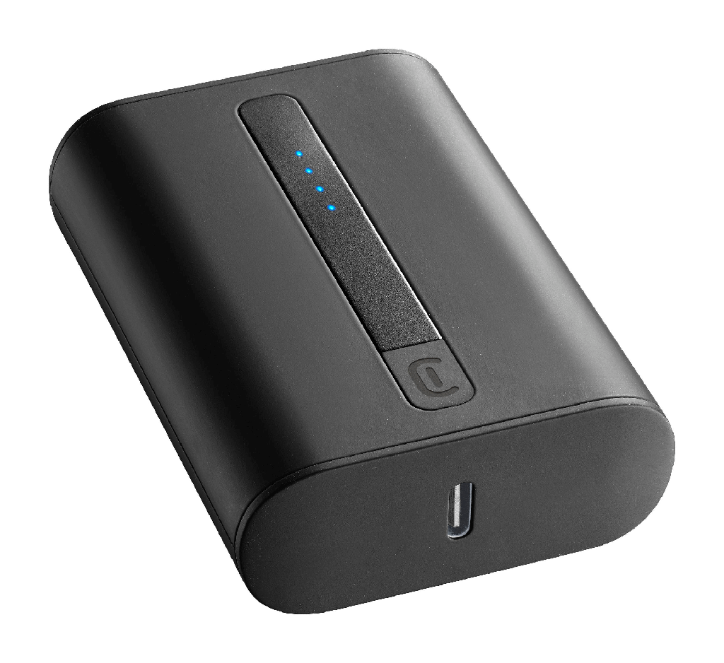 CELLULARLINE Thunder Power Bank 10,000mAh – 20W USB-C Power Delivery Fast Charging | PBNEWTANK10000 |