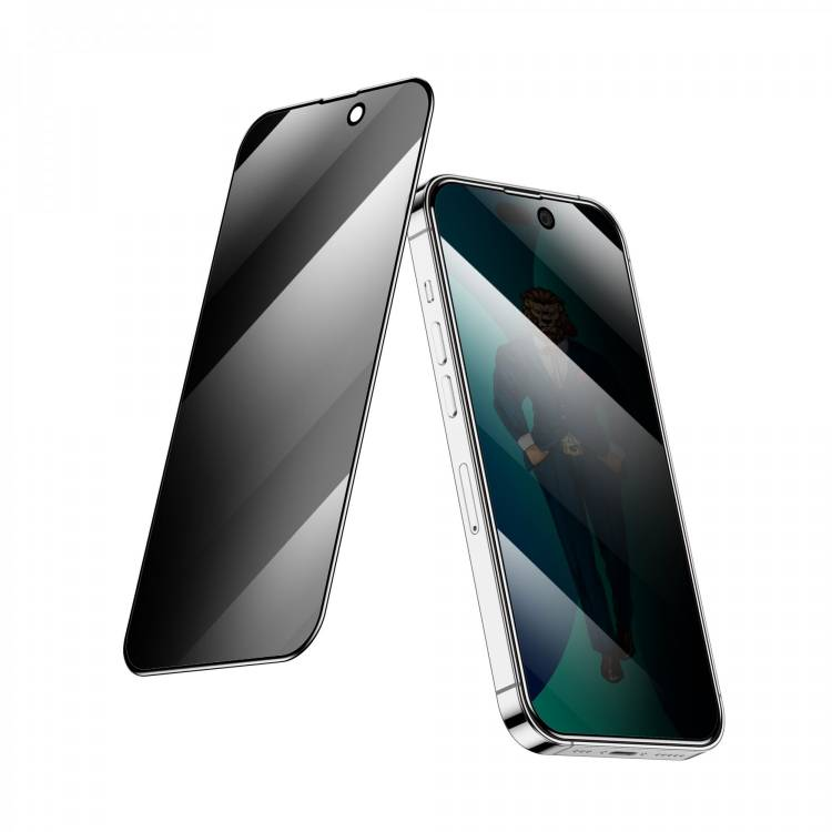 حماية شاشة زجاجية 3D بخصوصية وحواف دائرية مقاومة للخدوش لهاتف iPhone 14 Pro / iPhone 14 Pro Max من جرين ليون | GN3DSFPY14 |