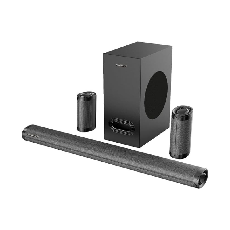 Powerology Immersive Audio 5.1CH Wireless Soundbar | PBAR51WLBK |