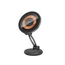 Promate Foldable MagSafe Compatible 15W Wireless Charging Car Mount, Metal Ring Plate Included | Magnus2-Qi |