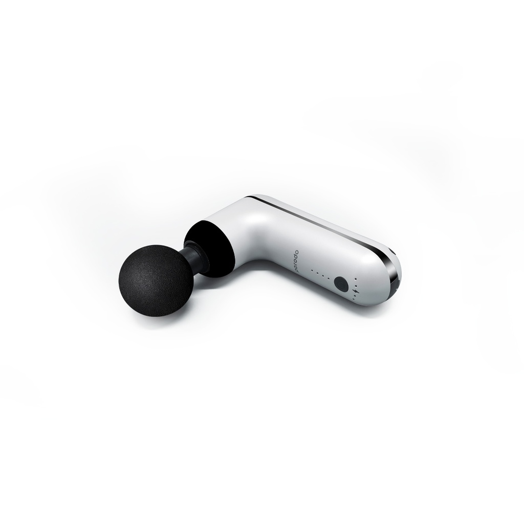 Porodo Lifestyle 12V Varying Speed Mini Massage Gun With USB-C Port 2000mAh - White | PD-LSVSMG-WH |