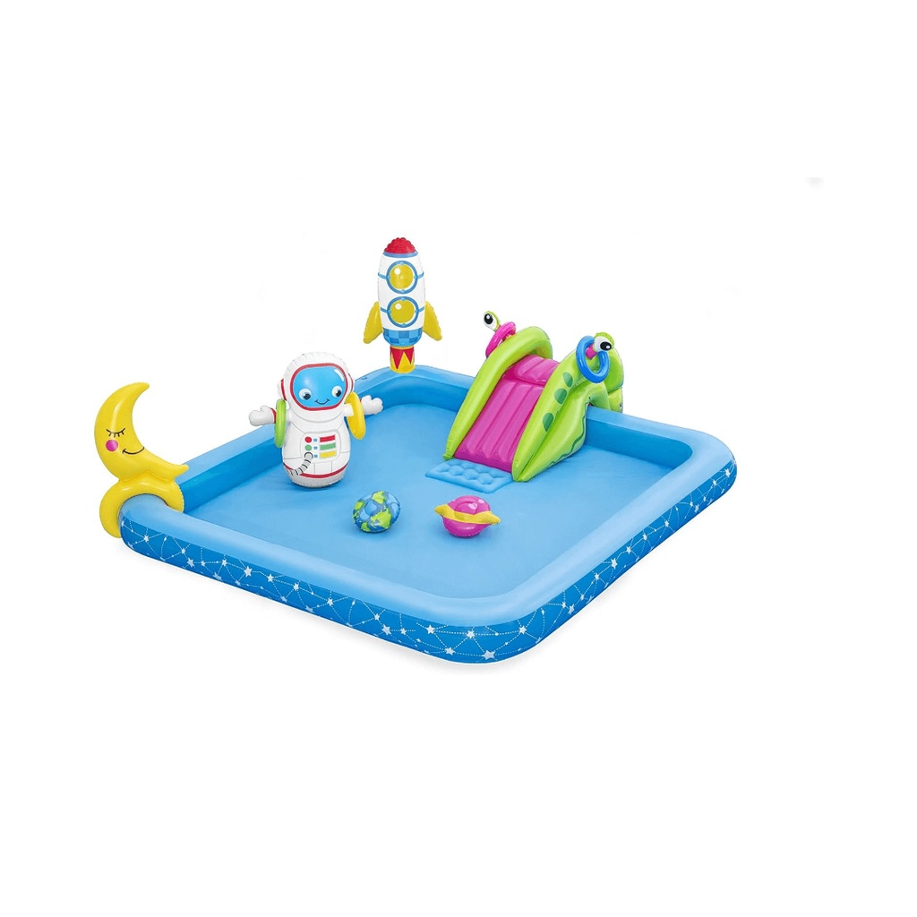 Bestway Little Astronaut Inflatable Family Swimming Pool 2.28 m 7' 6" (228x206x84Cm) With 1 Air Pump Inflator | 53126 |