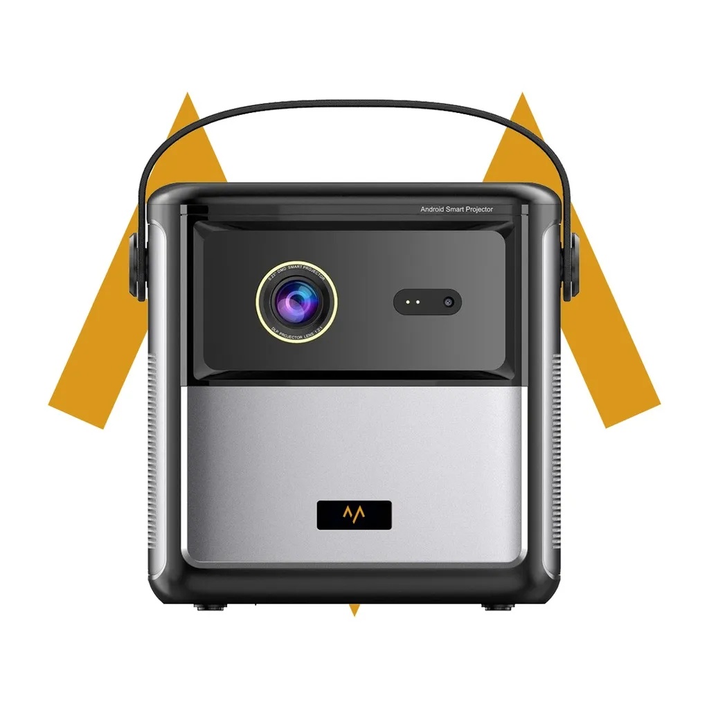 7MD Smart Projector Portable 1080p Full HD 500 ANSI Brightness 3D Support Long Battery Life with Free Tripod Stand |7MD2498|