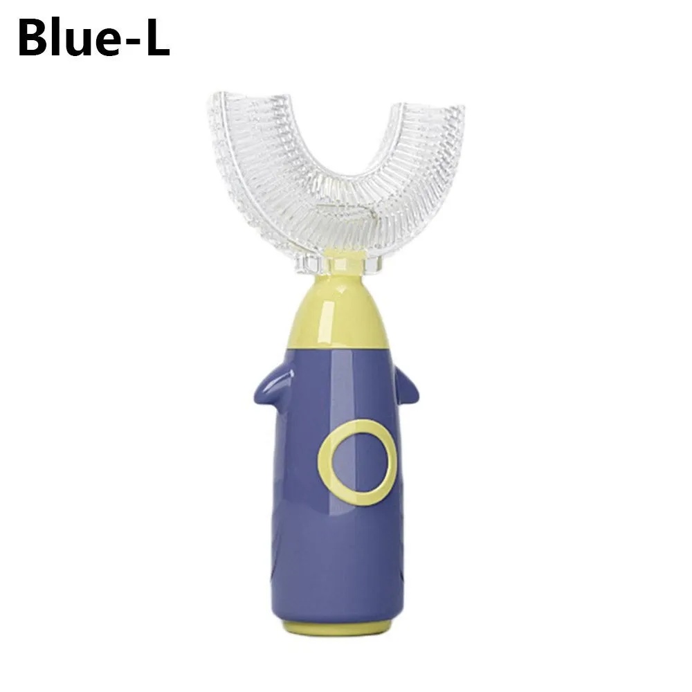 AMOR TINY U-Shaped Toothbrush for Kids – 360° Silicone Toothbrush, Gentle Full-Mouth Cleaning for Ages 2-7